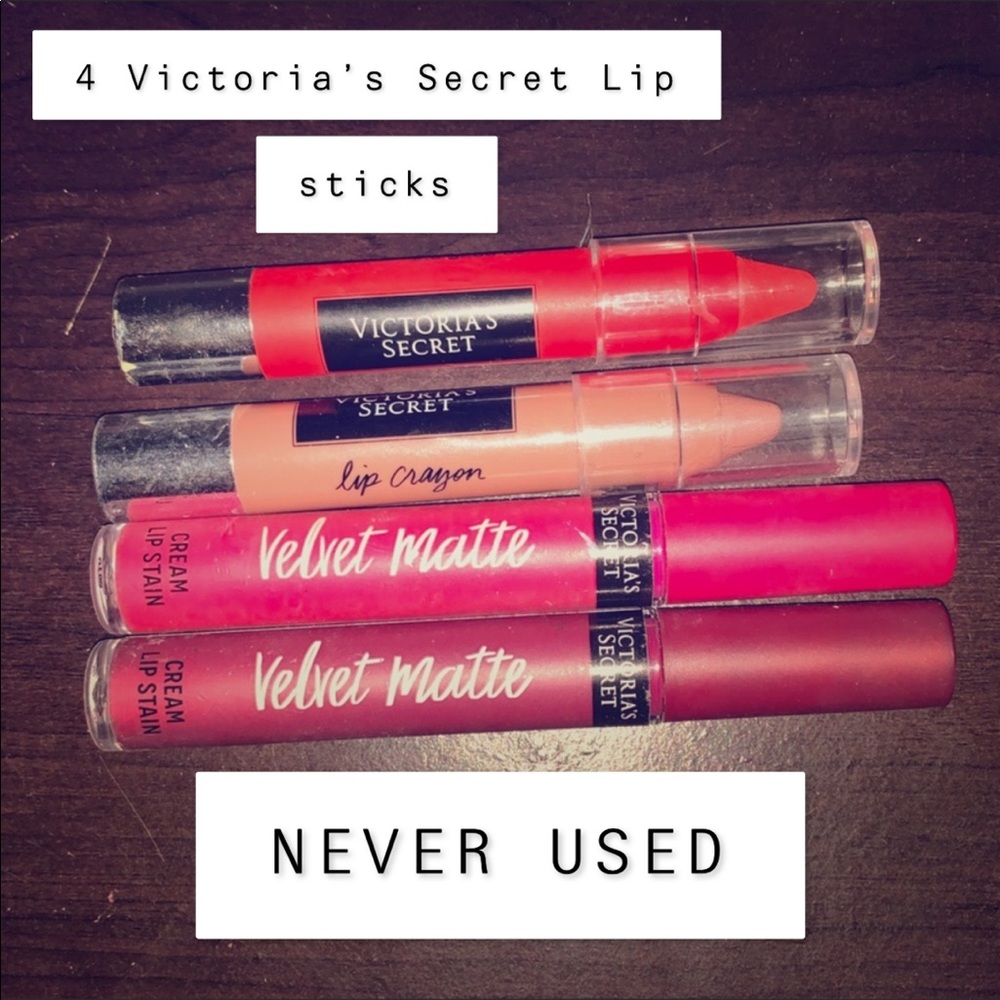 NEVER USED Matt lip sticks & up crayon